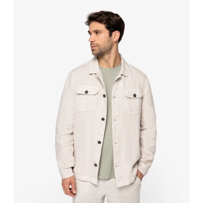 Spasso Linen Washed Overshirt Thumbnail