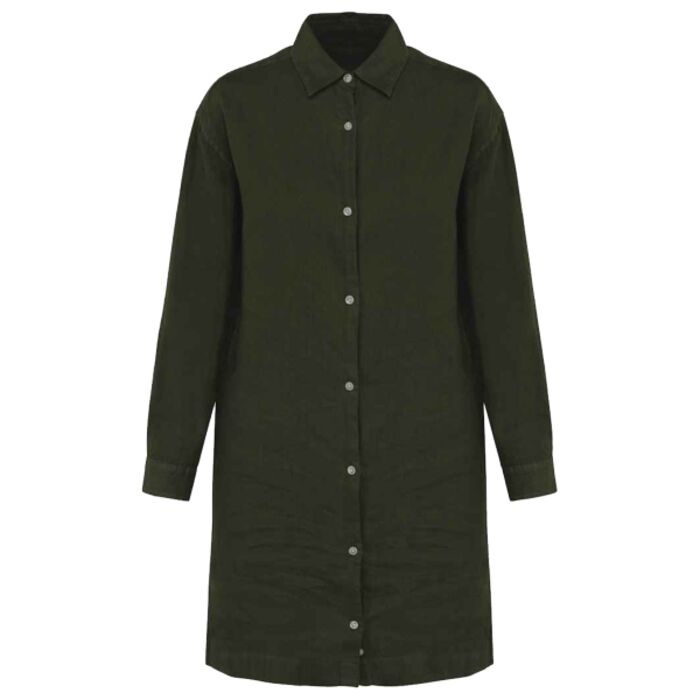 Spasso Ladies Linen Dress Shirt Thumbnail